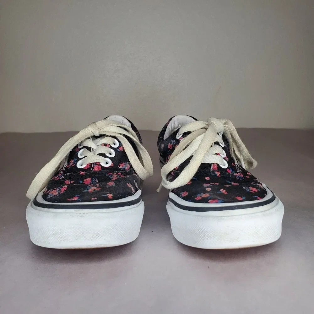 Vans Kids Floral Authentic Shoe Youth Size 13.5